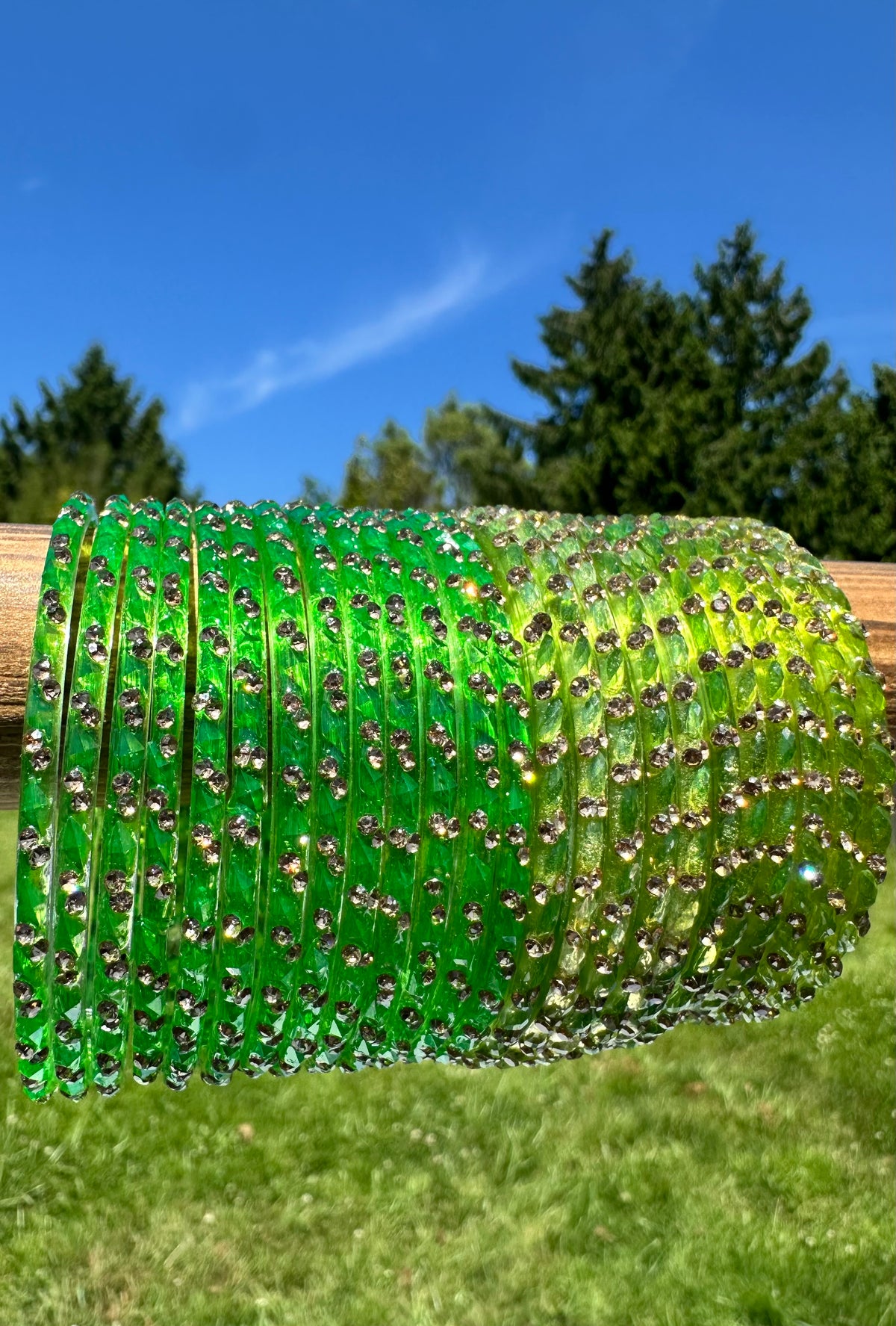 Raindrop Glass Bangles