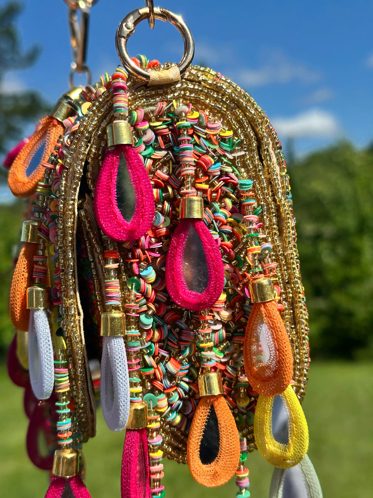 Alyssa Mirrored bags