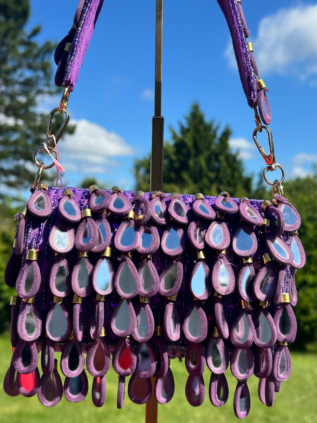 Alyssa Mirrored bags