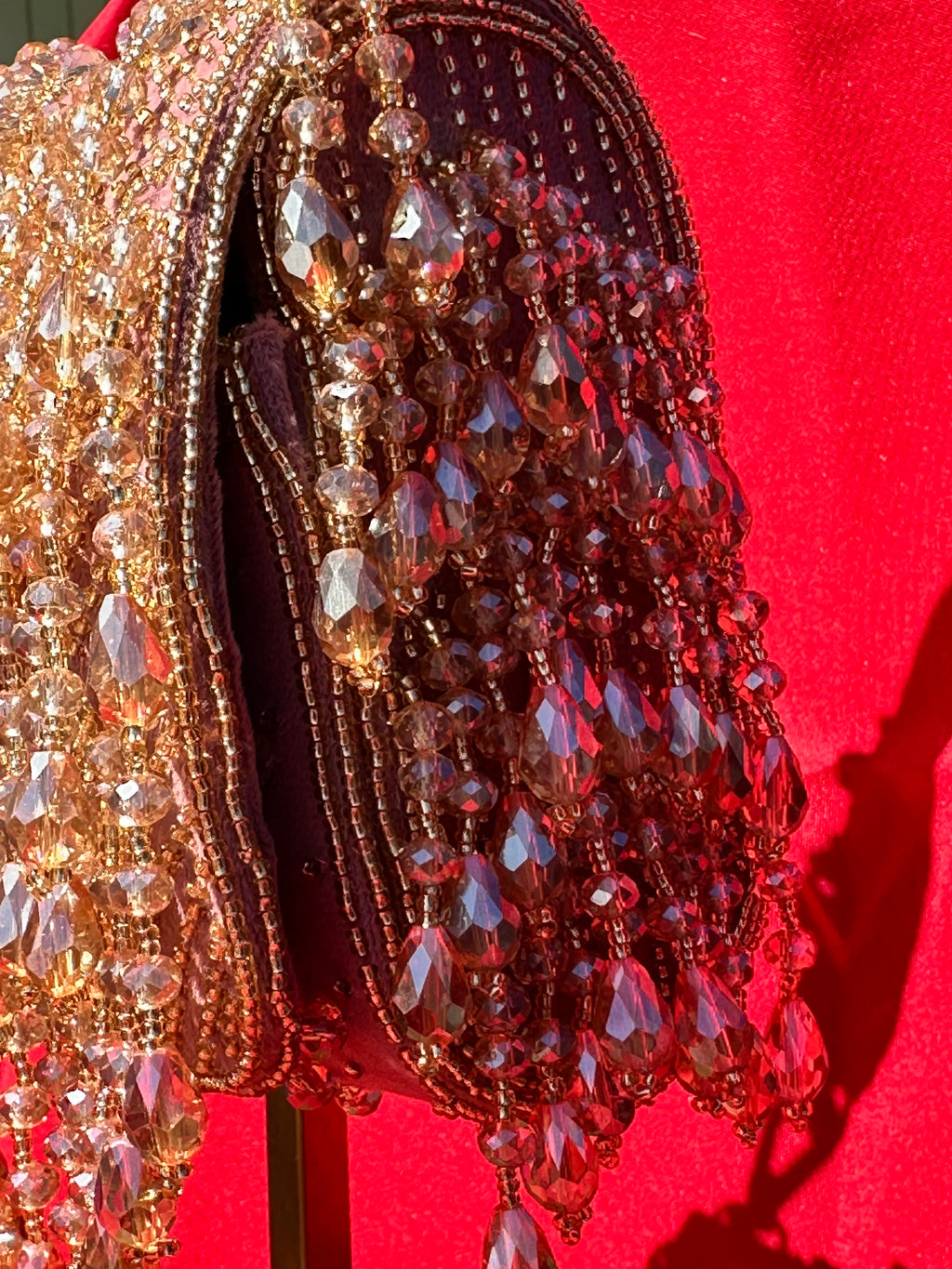 Zeenat Beaded Crystal Bag