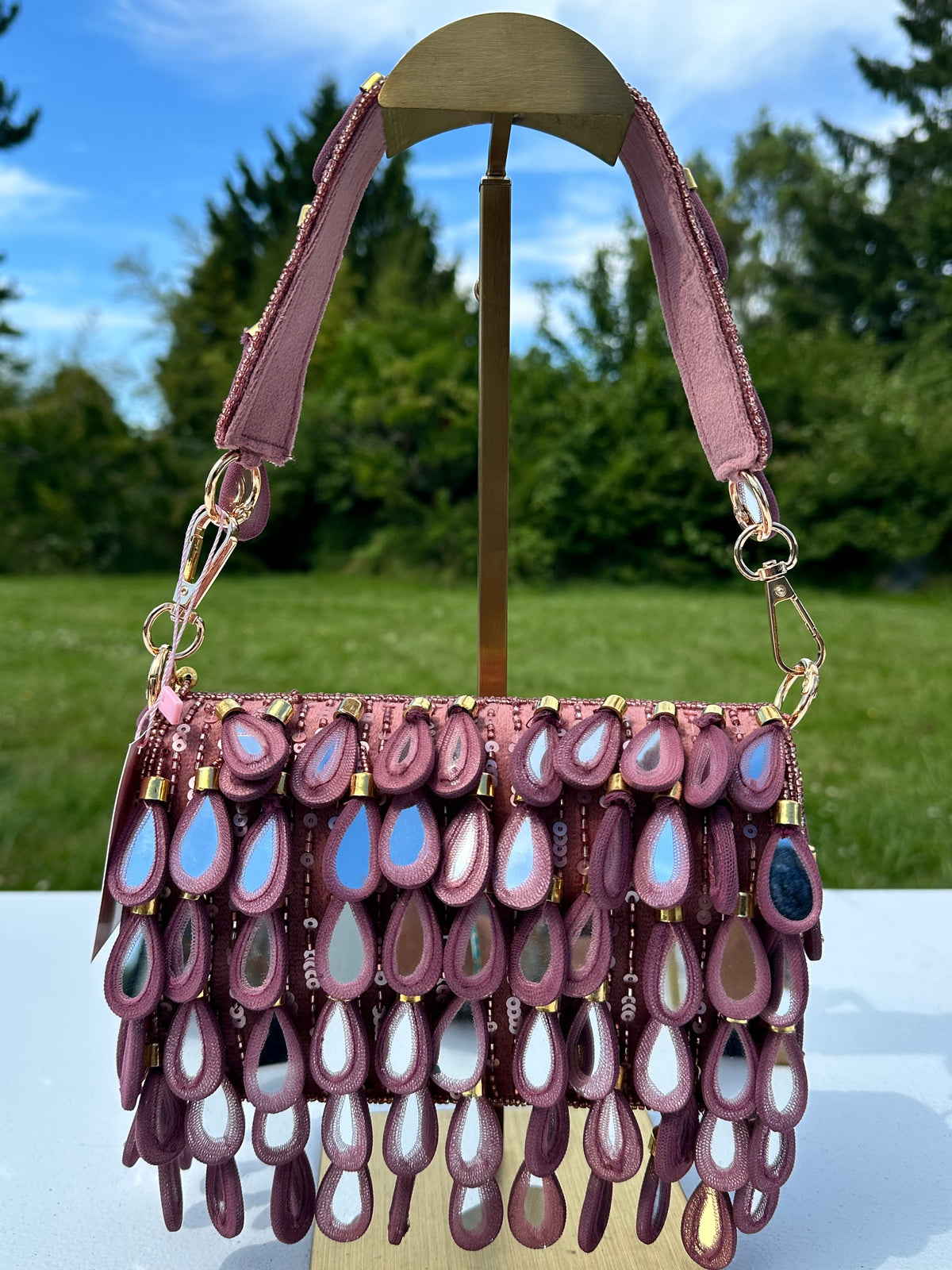 Alyssa Mirrored bags