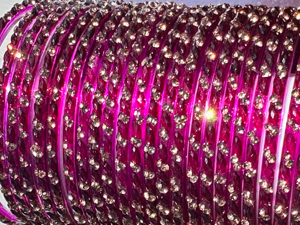 Raindrop Glass Bangles