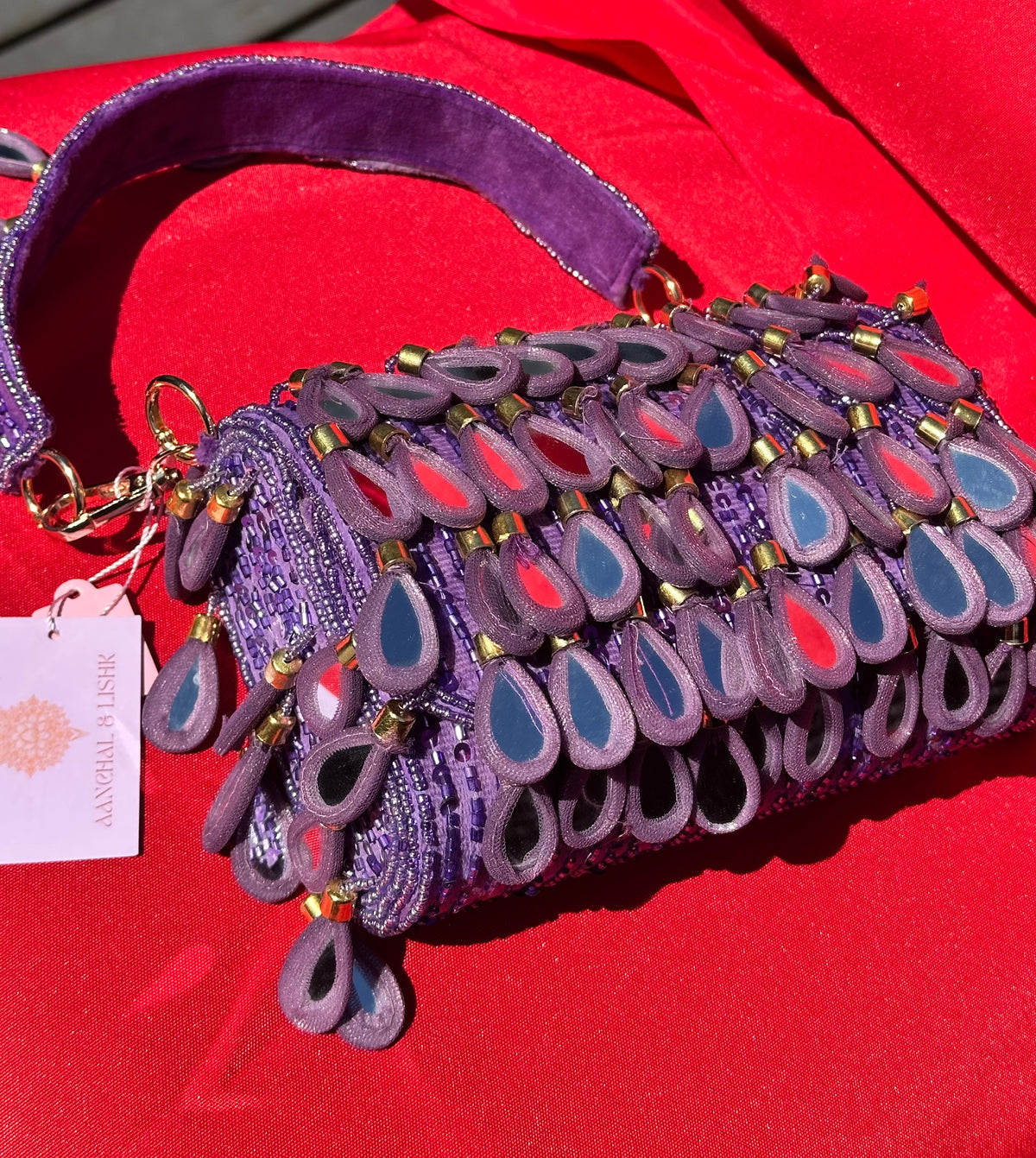 Alyssa Mirrored bags