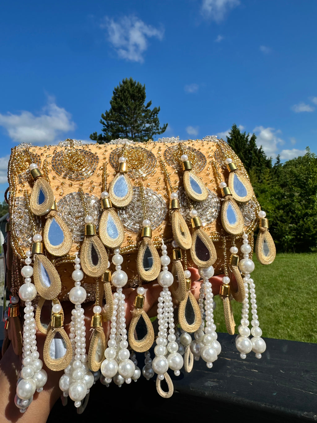 Alyssa Mirrored bags