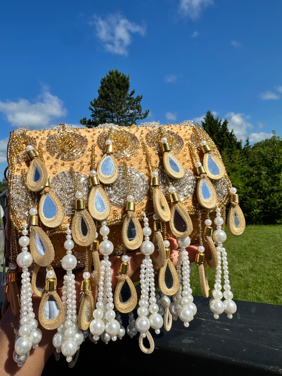 Alyssa Mirrored bags