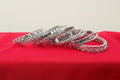 Mirror metal bangles