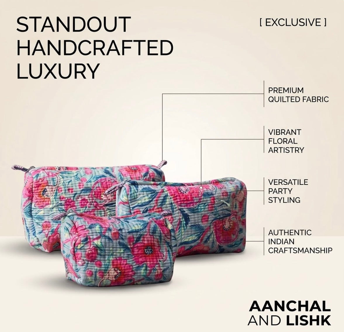 Toiletry pouches