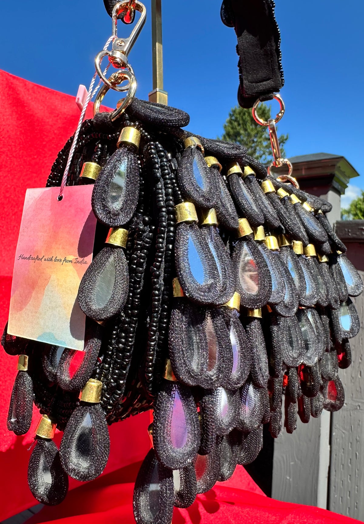 Alyssa Mirrored bags