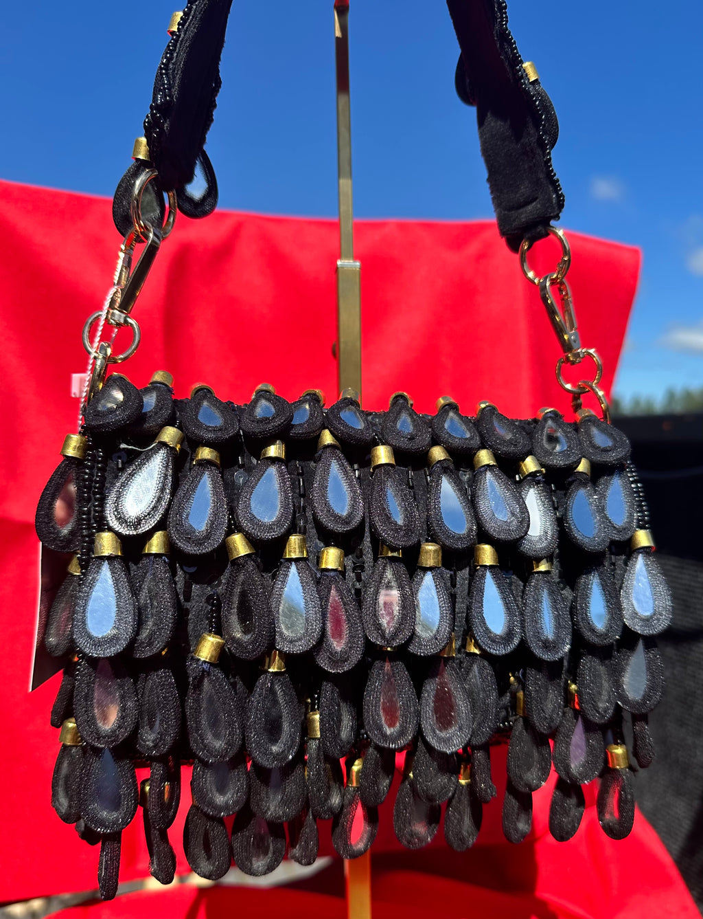 Alyssa Mirrored bags