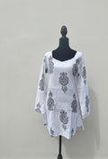 Block print cotton Kurti top
