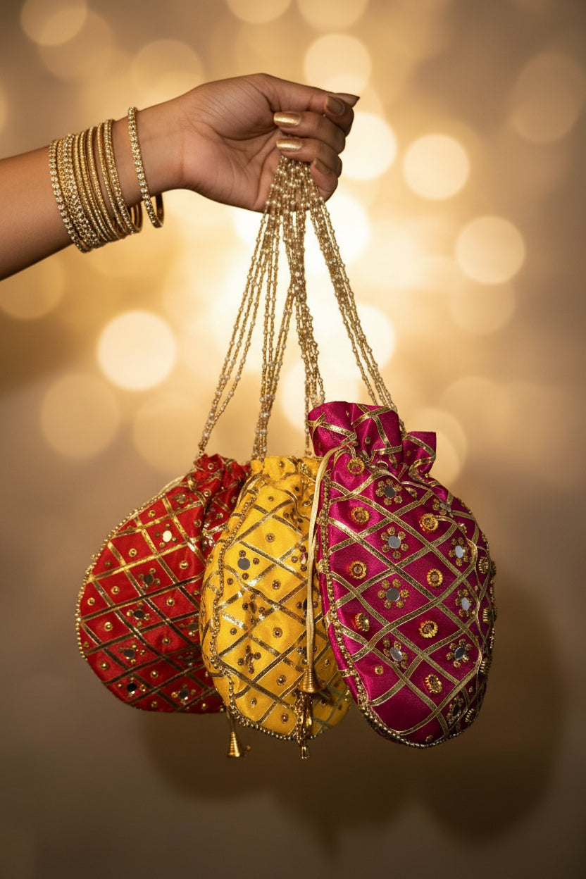 Mirrored Potli Bag