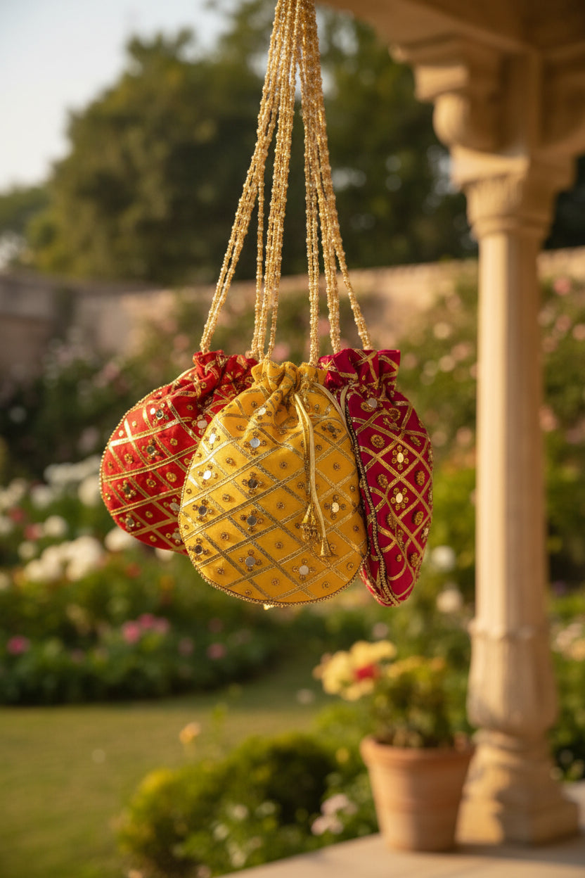 Mirrored Potli Bag